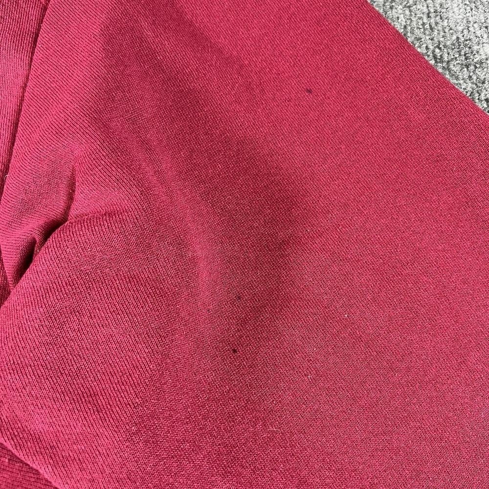 VTG Tultex Maximum Sweats Mens 3X Red Fleece Raglan Sweatshirt Made in USA - Picture 11 of 13